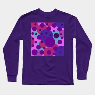 polka dot pop art Long Sleeve T-Shirt